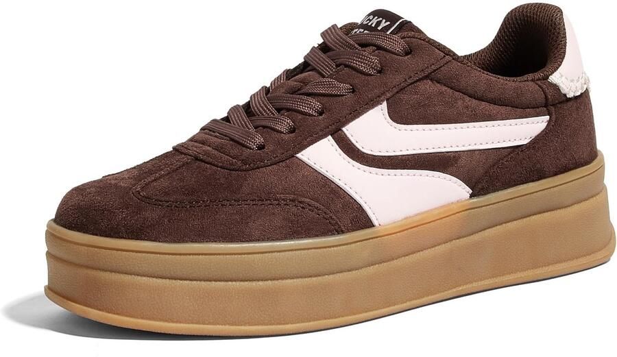 Solidchoice Dames Platform Sneakers met Dikke Zool