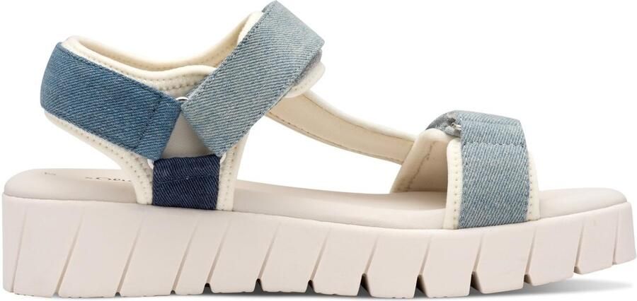 Solidchoice Dames Platte Sandalen met Enkelbandje