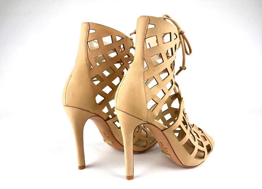 Solidchoice Leren Sandalen met Hak en Plateau