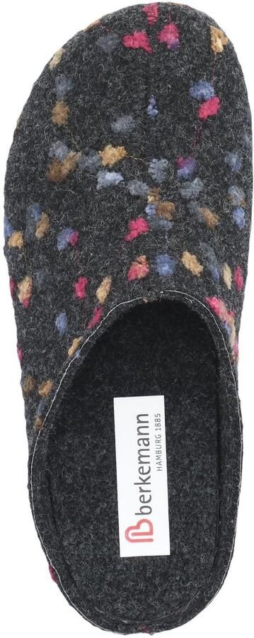 Solidchoice Dames Slippers van Vilt met Wedge Hak