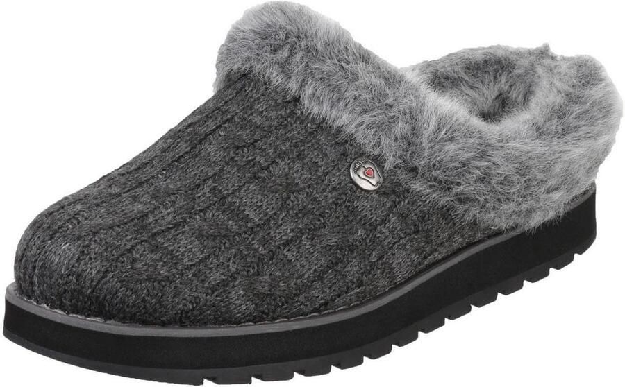 Solidchoice Dames Slippers van Zacht Gebreid Materiaal