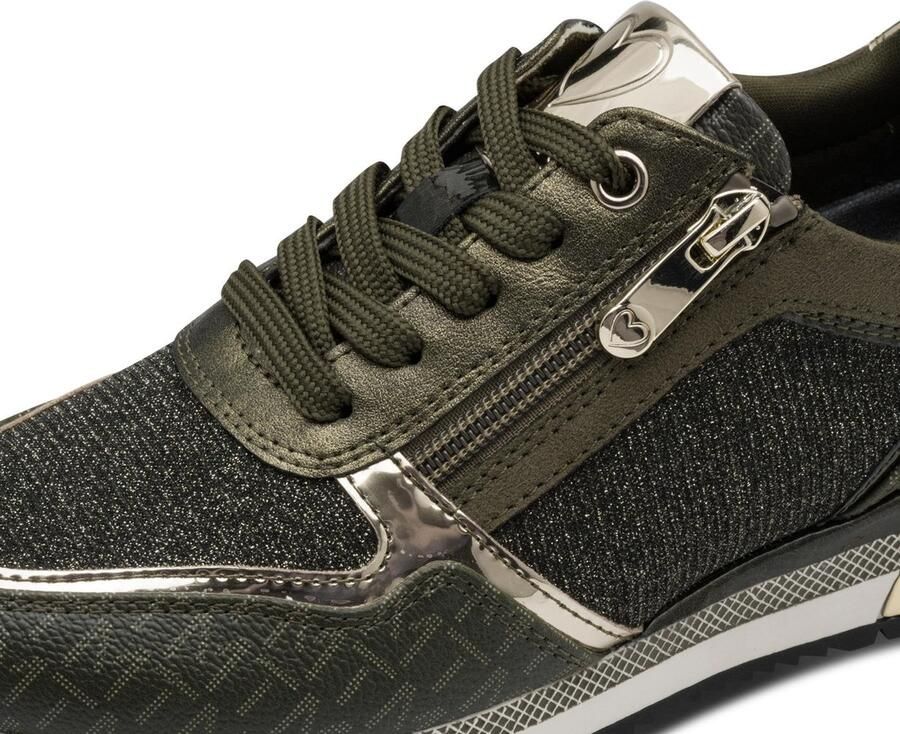 Solidchoice Dames Sneaker met Rits en Uitneembaar Voetbed