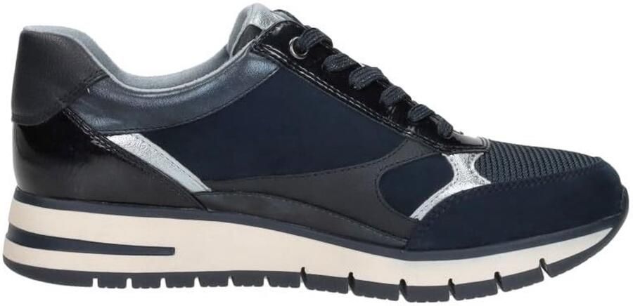 Solidchoice Dames Sneaker met Zachte Binnenzool in Navy