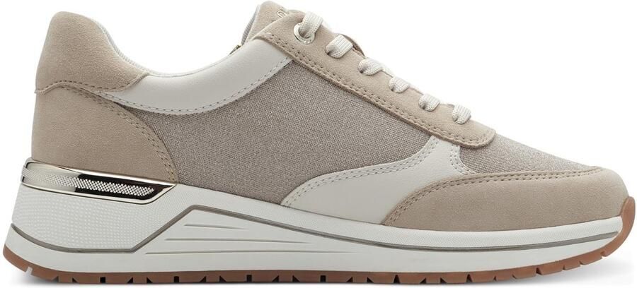 Solidchoice Dames Sneakers Beige met Ademend Design