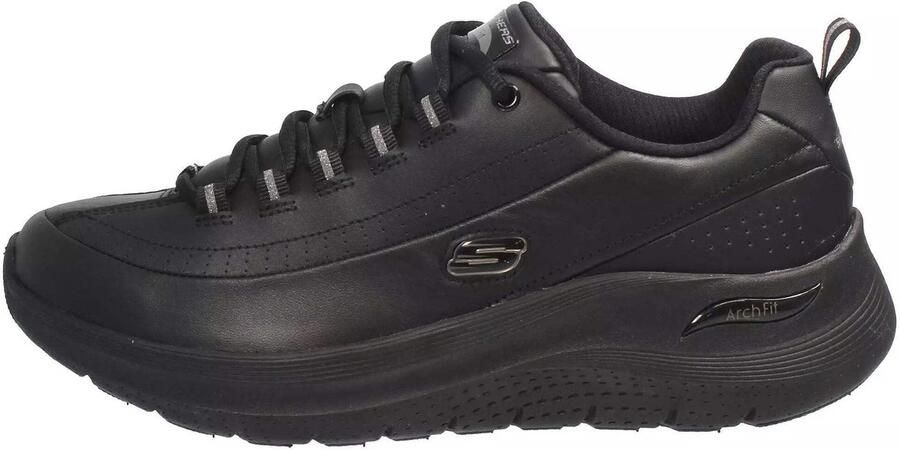 Solidchoice Dames Sneakers met Arch Fit en Lederen Bovenwerk