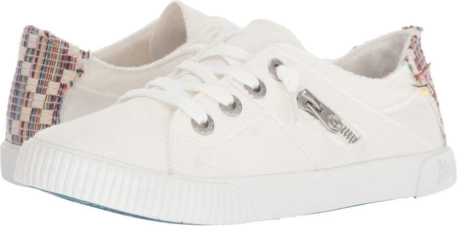 Solidchoice Dames Sneakers met Kleurige Slip-On Sluiting