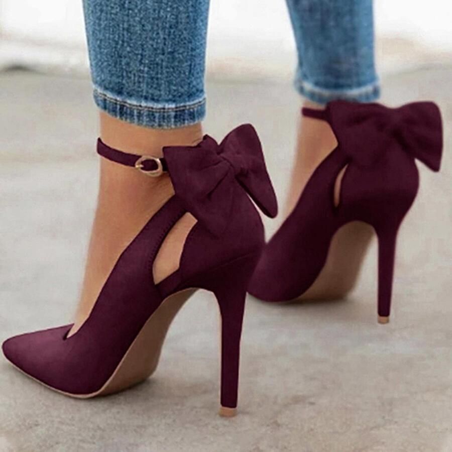 Solidchoice Dames Stiletto Hakken met Enkelbandje