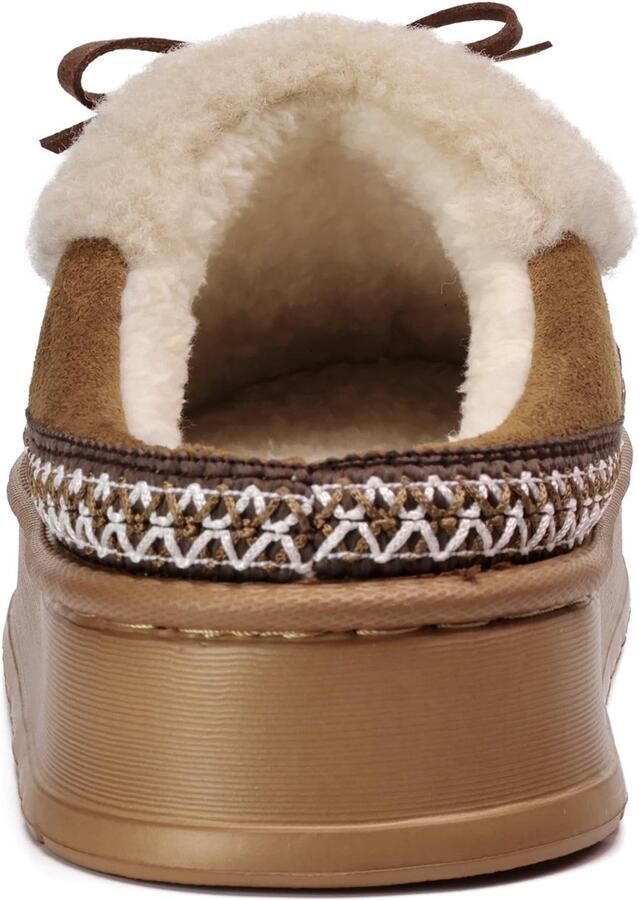 Solidchoice Dames Winter Slippers met Geheugenschuim en Pluche Voering