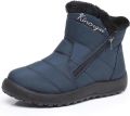 Solidchoice Dames Winter Snowboots met Bontvoering - Blauw