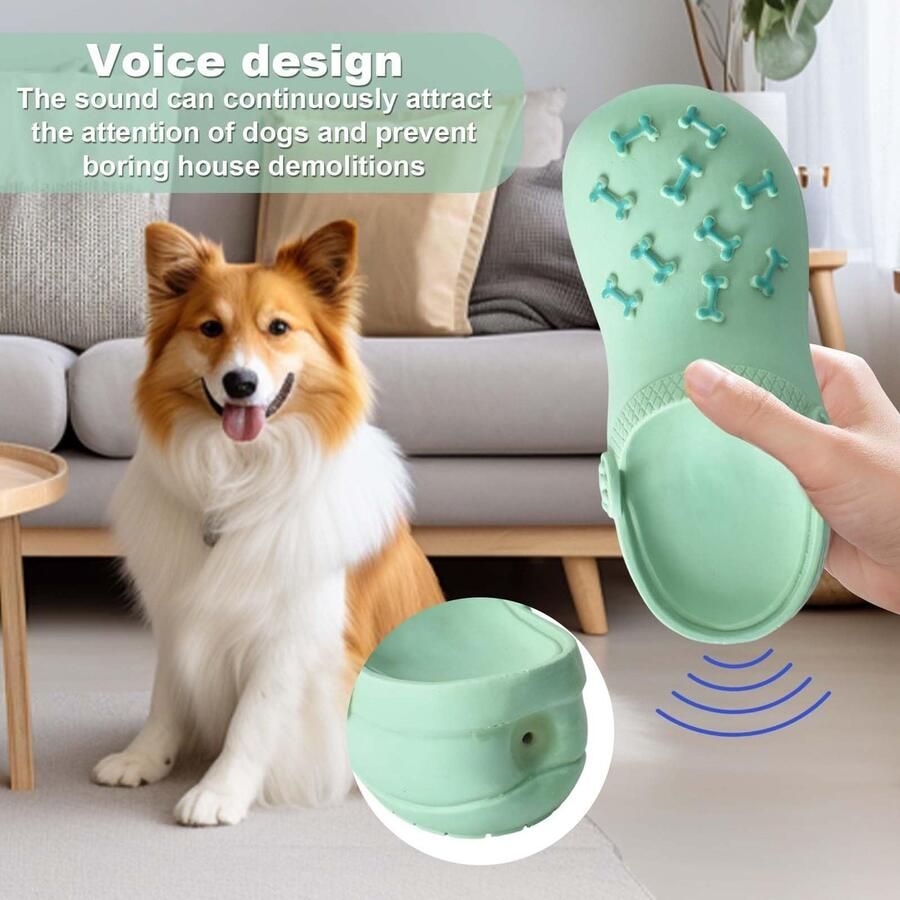 Solidchoice Duurzaam Hondenkauwspeelgoed in Slippers Vorm