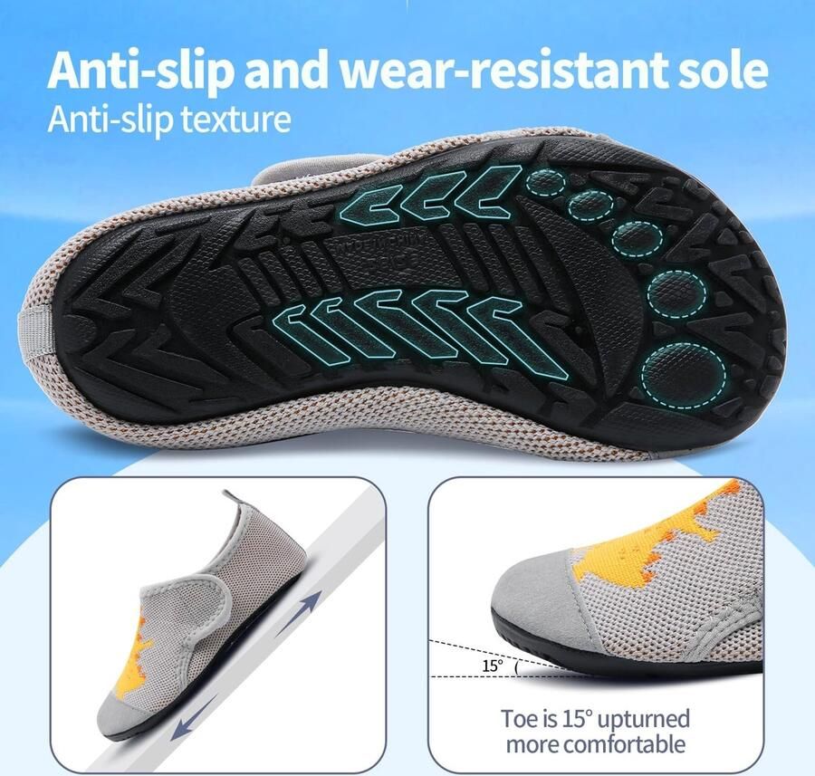 Solidchoice Flexibele Pantoffels voor Kinderen met Antislip in Hond Motief