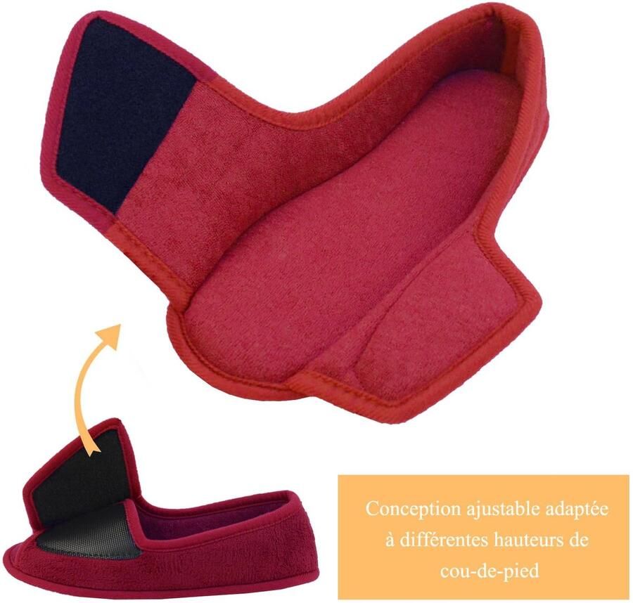 Solidchoice Geheugen Foam Slippers met Open Teen