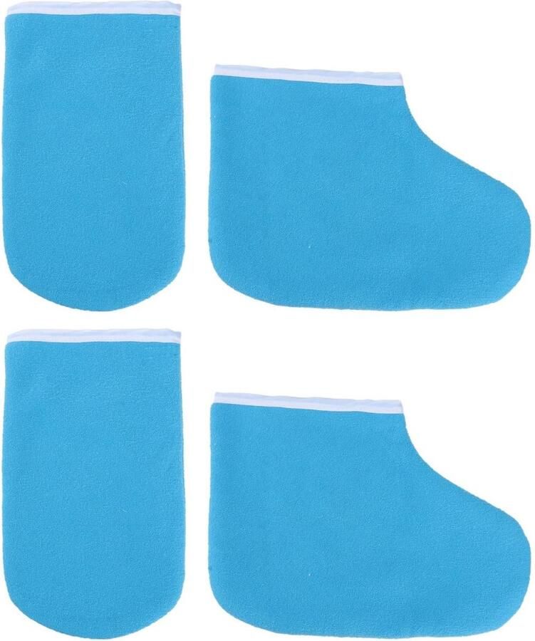 Solidchoice- Handverzorgingsset Warmtetherapie Paraffinewas Bruiningshandschoenen Zacht Katoen Geïsoleerd Handmasker
