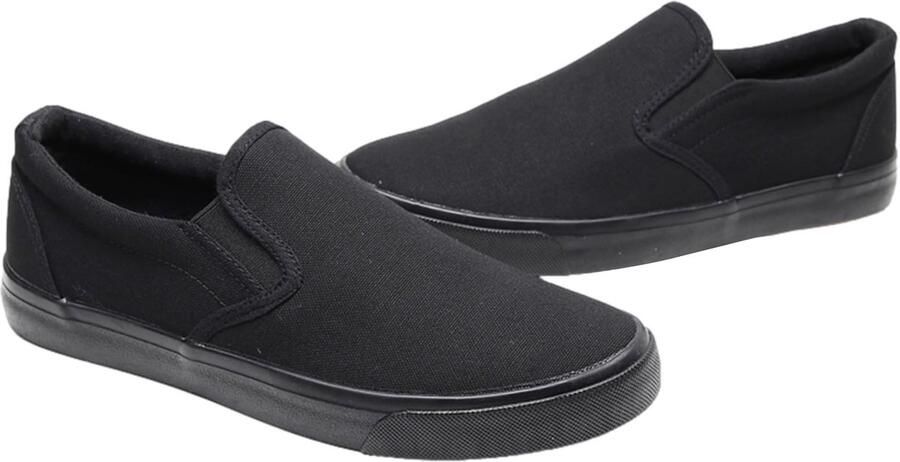 Solidchoice Heren Canvas Sneakers met Slip-On Ontwerp