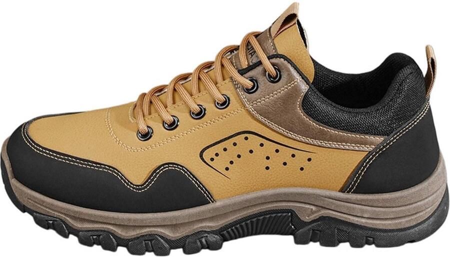 Solidchoice Heren Hoge Trainers met Anti-Smashing en Punctie Proof Zool Geel