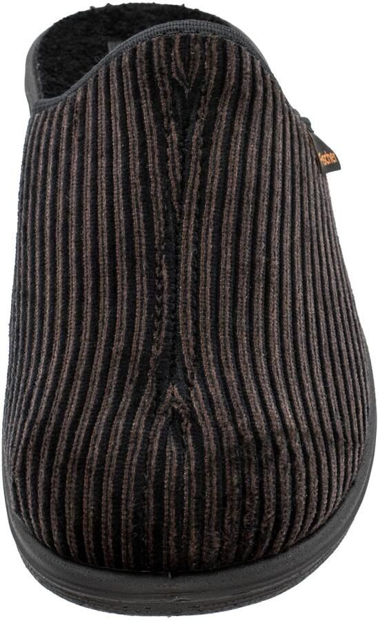 Solidchoice Heren Slippers van Striped Cord met PU Zool