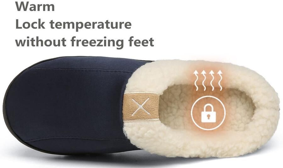 Solidchoice Heren Slippers voor Binnen en Buiten