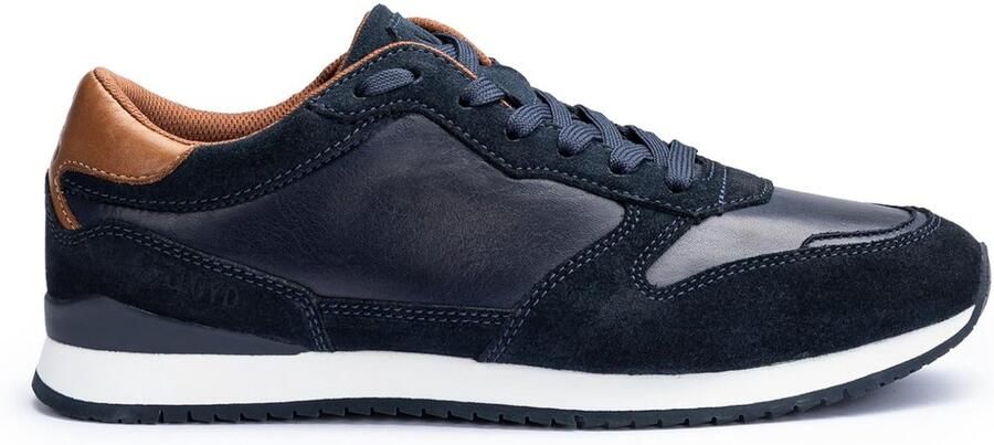 Solidchoice Heren Sneaker Swift Blauw Suède