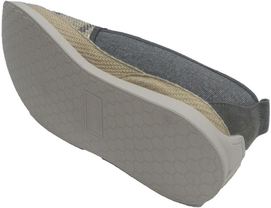 Heren Sneakers met Elastische Zijkanten in Grijs