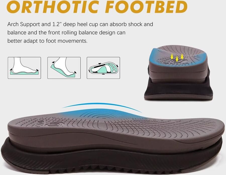 Solidchoice Hiking Sandalen voor Mannen met Ademend Mesh en Verstelbare Bandjes