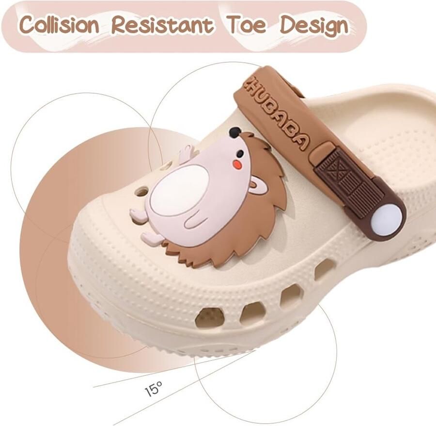 Solidchoice Kinderen Clogs met Dinosaurus Themapatroon