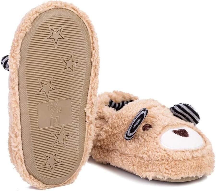 Solidchoice Kinderen Pluche Slippers voor de Winter