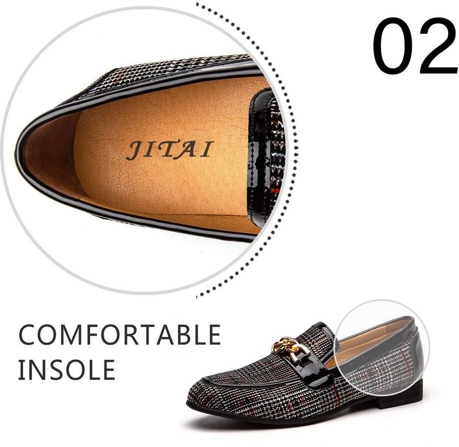 Solidchoice Klassieke Loafers van Faux Leer voor Heren