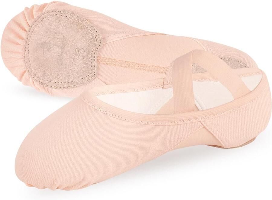 Solidchoice Meisjes Balletschoenen met Hoge Elasticiteit en Split Zool