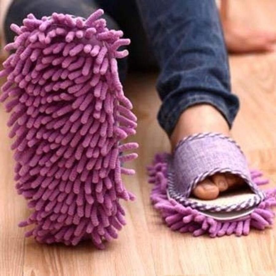 Solidchoice Microvezel Mop Slippers voor Schoonmaken