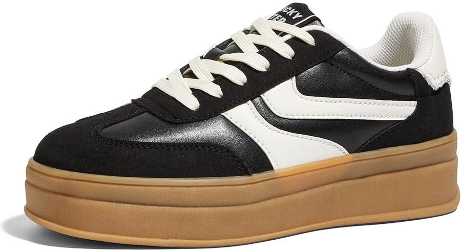 Solidchoice Platform Sneakers voor Dames met Retro Design