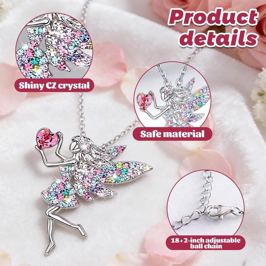 Solidchoice Schattige Ballerina Ketting met Pendant voor Meisjes