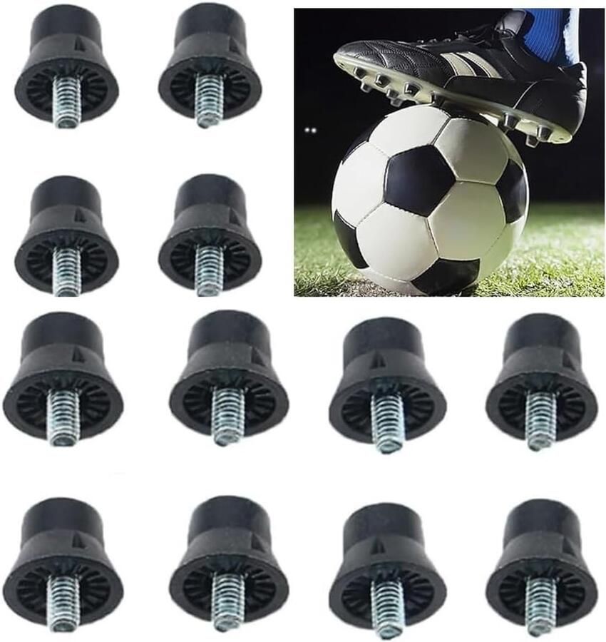 Solidchoice Set van 12 Vervangende Spikes voor Voetbalschoenen 13mm