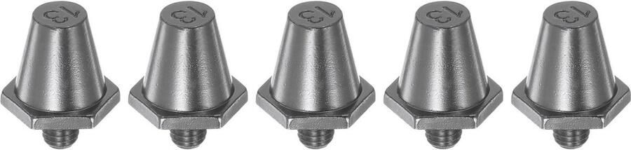 Solidchoice Set van 5 Aluminium Spikes voor Voetbalschoenen