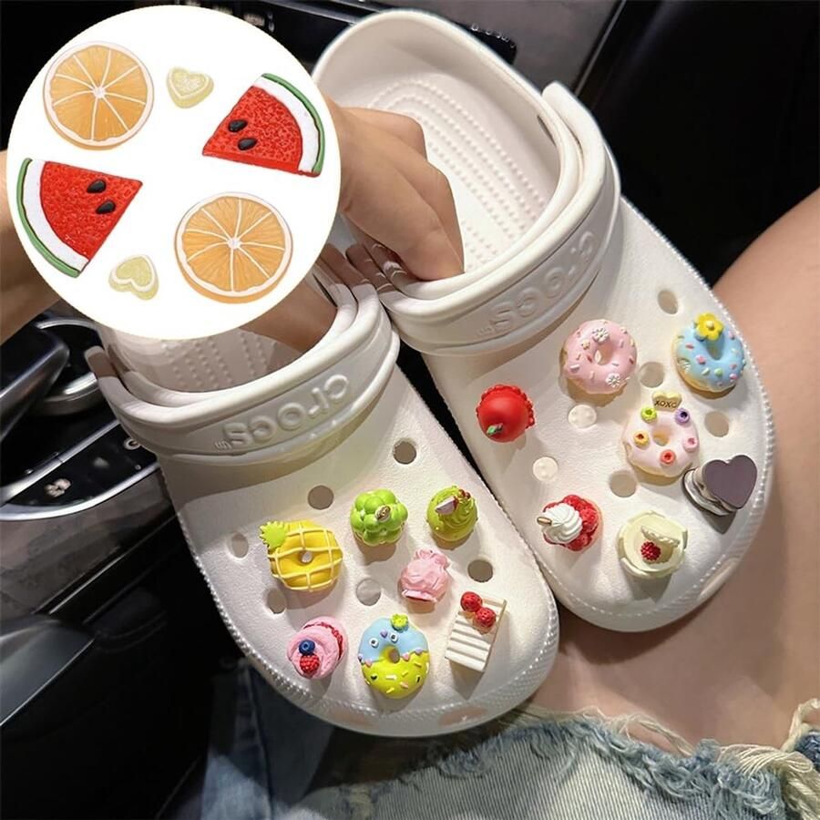 Solidchoice Set van 6 Decoratieve Fruitaccessoires voor Sandalen