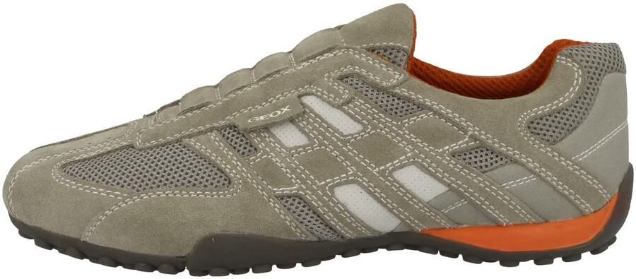 Solidchoice Sportieve Heren Sneakers in Slip-on Constructie van Suède en Mesh
