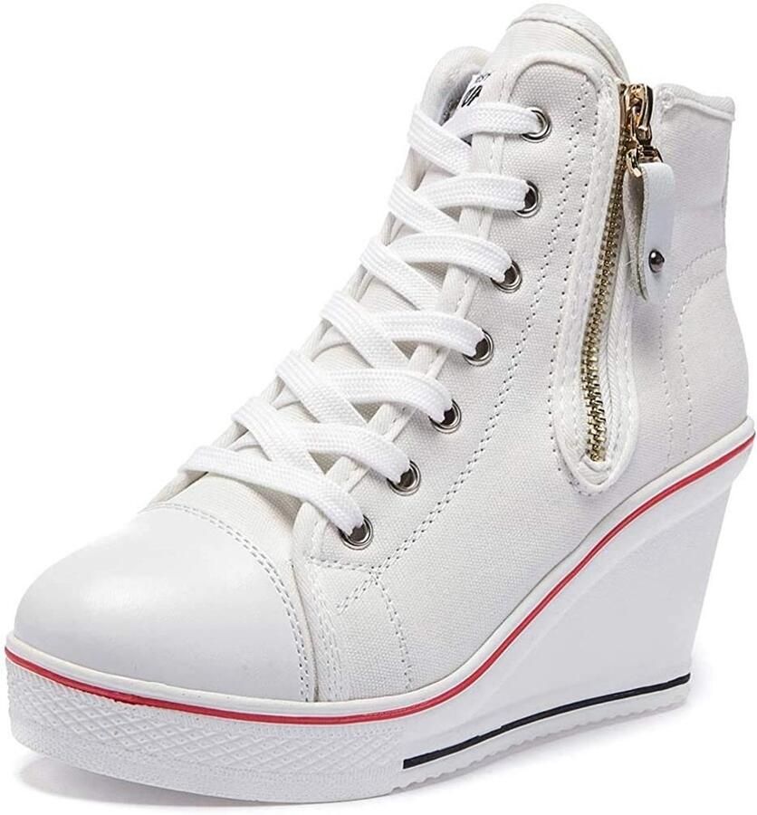 Solidchoice Sportieve Wedge Sneakers voor Dames met Comfortabel Ontwerp - Foto 1