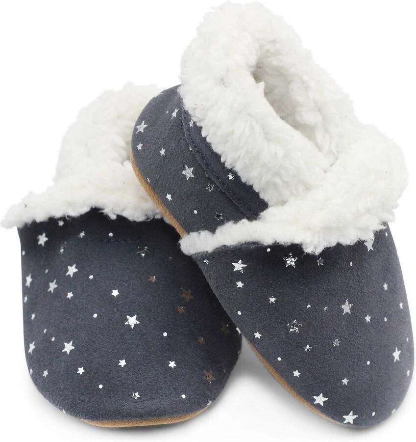 Solidchoice Suède Slippers voor Baby's en Kinderen