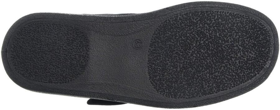 Solidchoice Unisex Adult Flat Slippers in Zwart