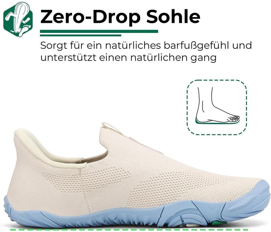 Solidchoice Unisex Blotevoetenschoenen Comfortabele Slip-On Fitness Schoenen - Foto 1