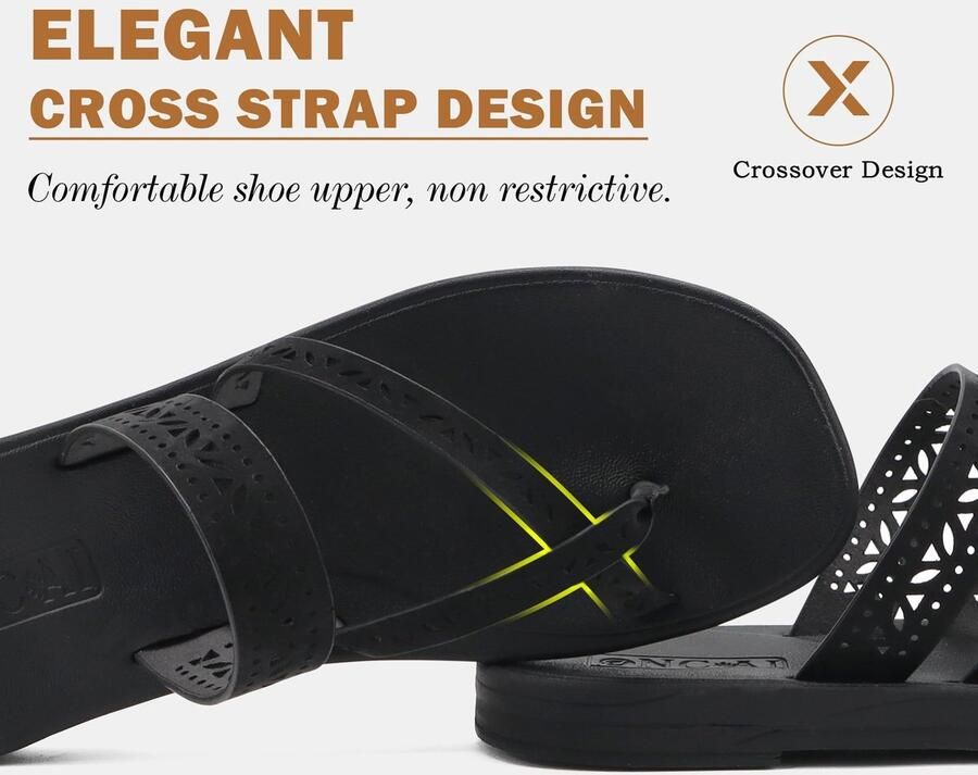 Solidchoice Vrouwelijke Flip Flops met Comfortabele Rubber Zool