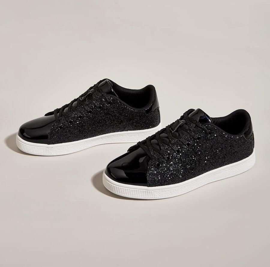 Solidchoice Vrouwen Glitter Sneakers voor Feestelijke Gelegenheden