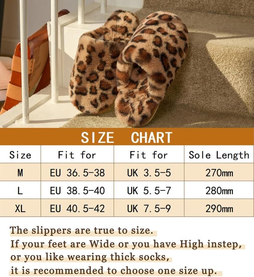 Solidchoice Winter Slippers met Geheugenfoam Zachte Pluche Huisschoenen voor en