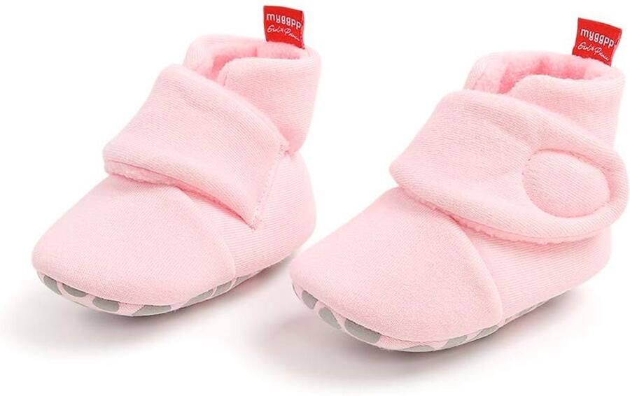 Solidchoice Winterse Unisex Babyschoenen met Pluche Voering