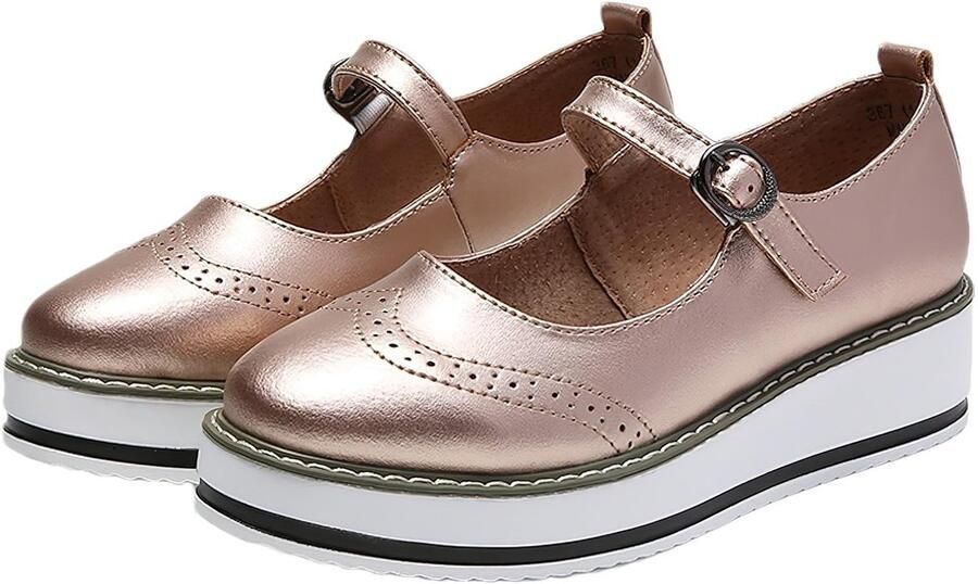 SolidKeus Chunky Platform Mary Jane Sneakers Voor Dames