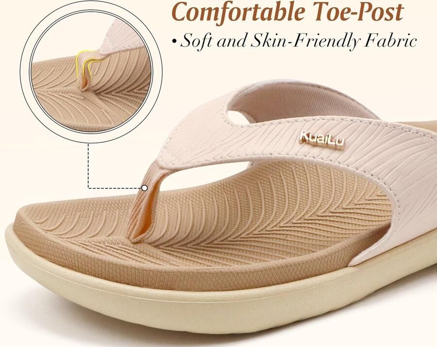 SolidKeus Dames Slippers met Orthopedische Yoga Mat Zolen en Arch Support