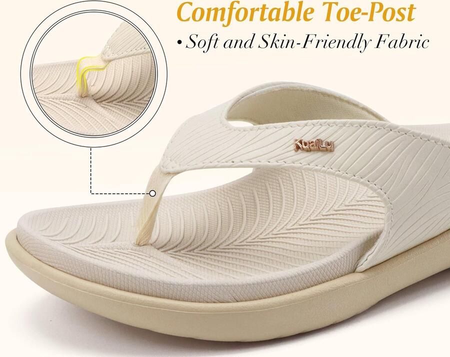 SolidKeus Dames Slippers met Orthopedisch Steun en Yoga Mat Zolen