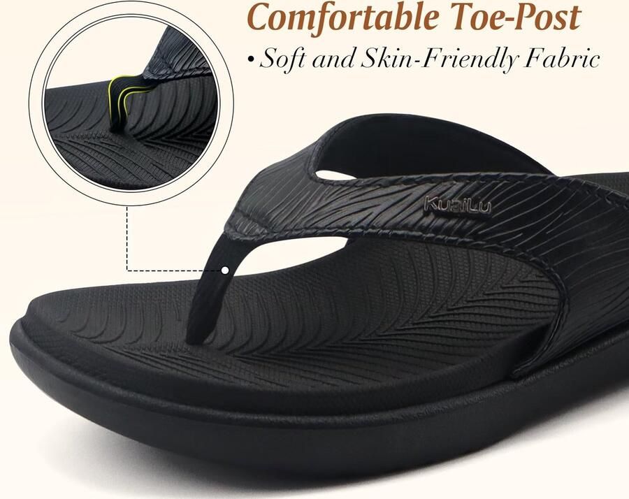 SolidKeus Dames Slippers met Orthopedische Steun en Yoga Mat Zolen