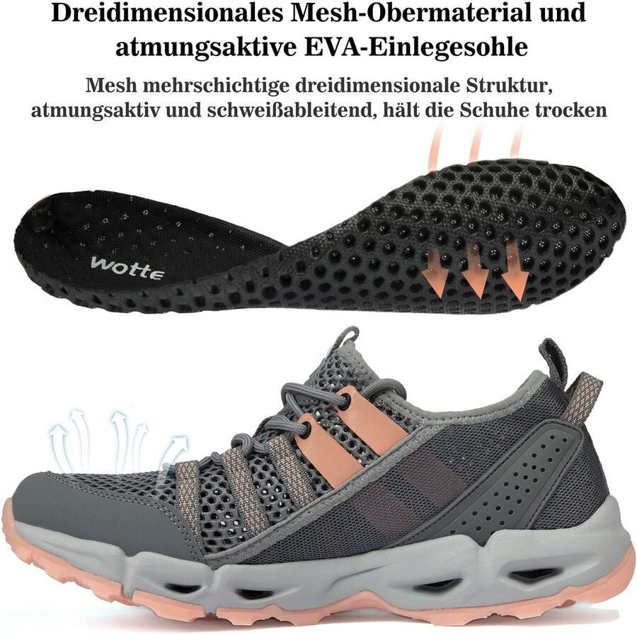 SolidKeus Dames Wandelschoenen voor Buitenactiviteiten