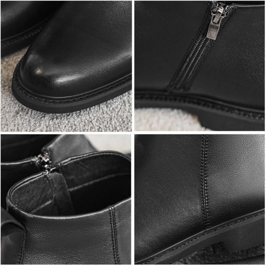 SolidKeus Heren Mid-top Dressed Shoes met Zipper