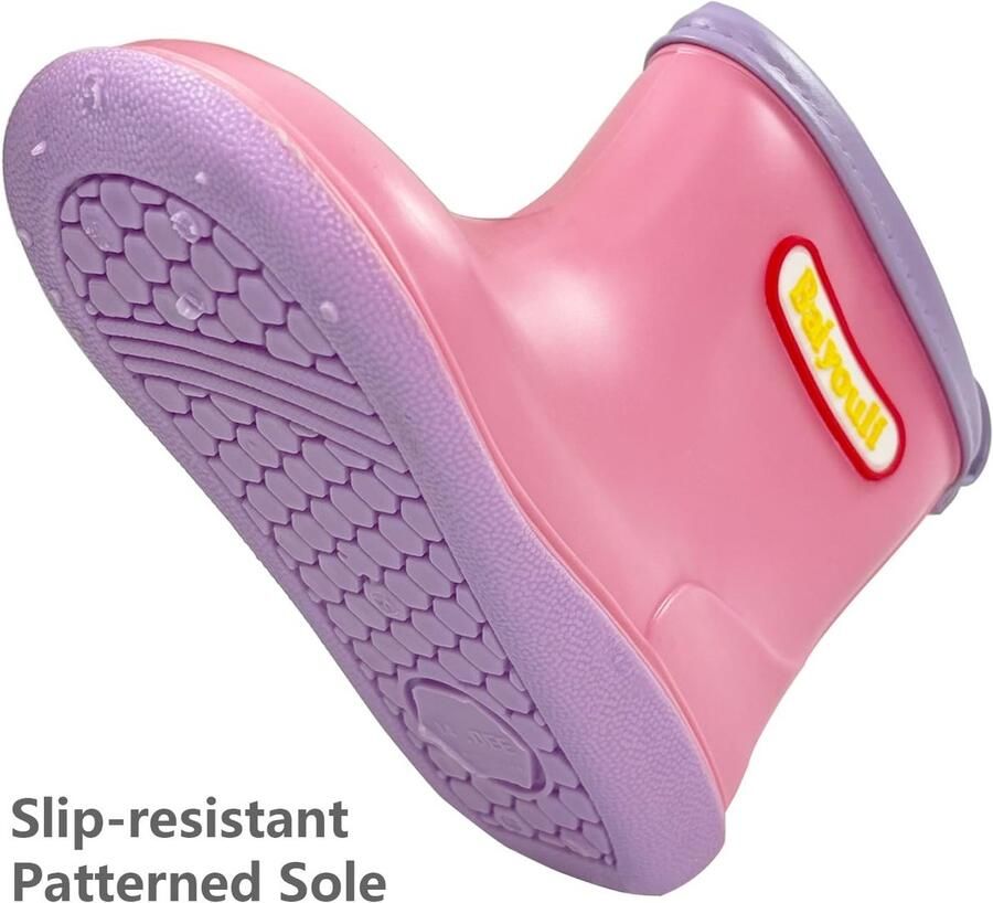 SolidKeus Kinderen Waterdichte Wellington Boots in Roze